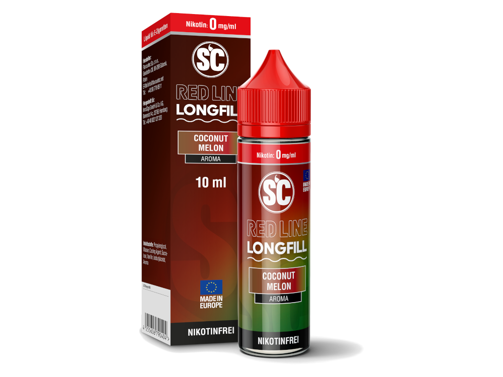 SC - Red Line | Double Apple | Longfill 10ml Aroma in 60ml Flasche